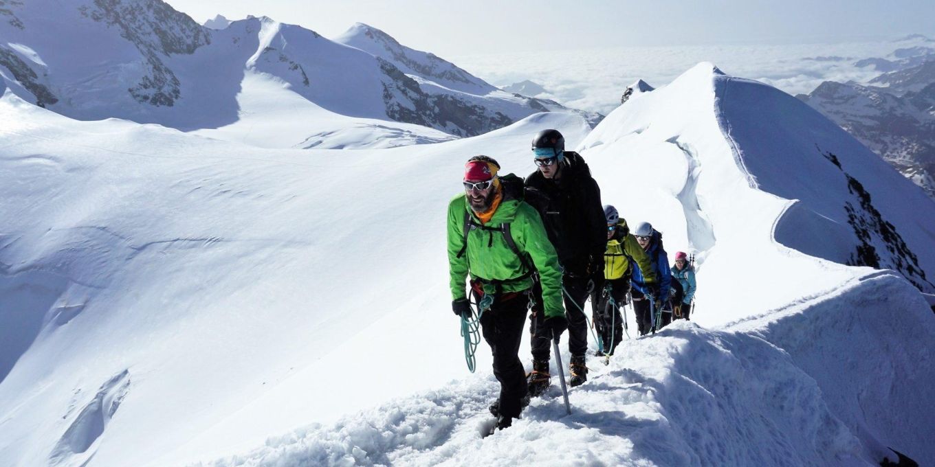 Monte Rosa Mountaineering 4000m Peaks Traverse 2